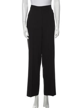MAX MARA Virgin Wool Wide Leg Pants Black - S